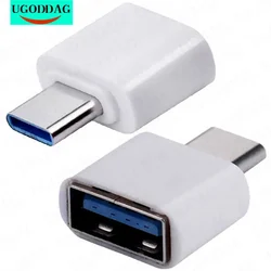 Nuevo convertidor USB-C/Tipo C a USB para tableta PC Android USB 2,0 Mini Cable OTG adaptador USB OTG tipo C adaptador convertidor hembra