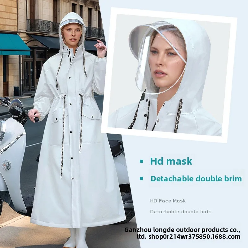 M-XL Adult Raincoat For Women Men Long Full Body Cycling Motorcycle Bicycle Raincoat Poncho Rain Coat Women Waterproof Poncho