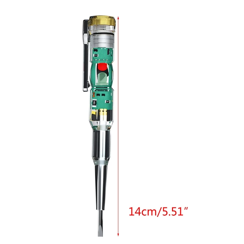 Transparent Voltage Test Pen Tester Pencil Non-Contact Electrical Voltage Detector Pen Portable Testing Tool Plastic