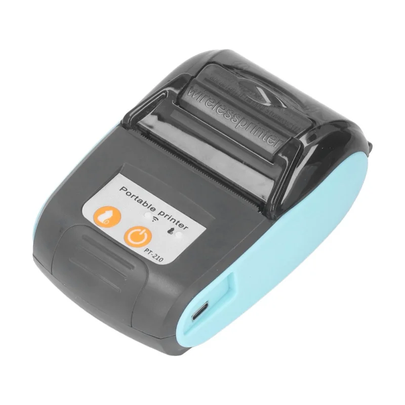 58mm Wireless Bluetooth Receipt Thermal Printer Portable Receipt Printer For Clothing Industry Stores DC7.4V With Cover