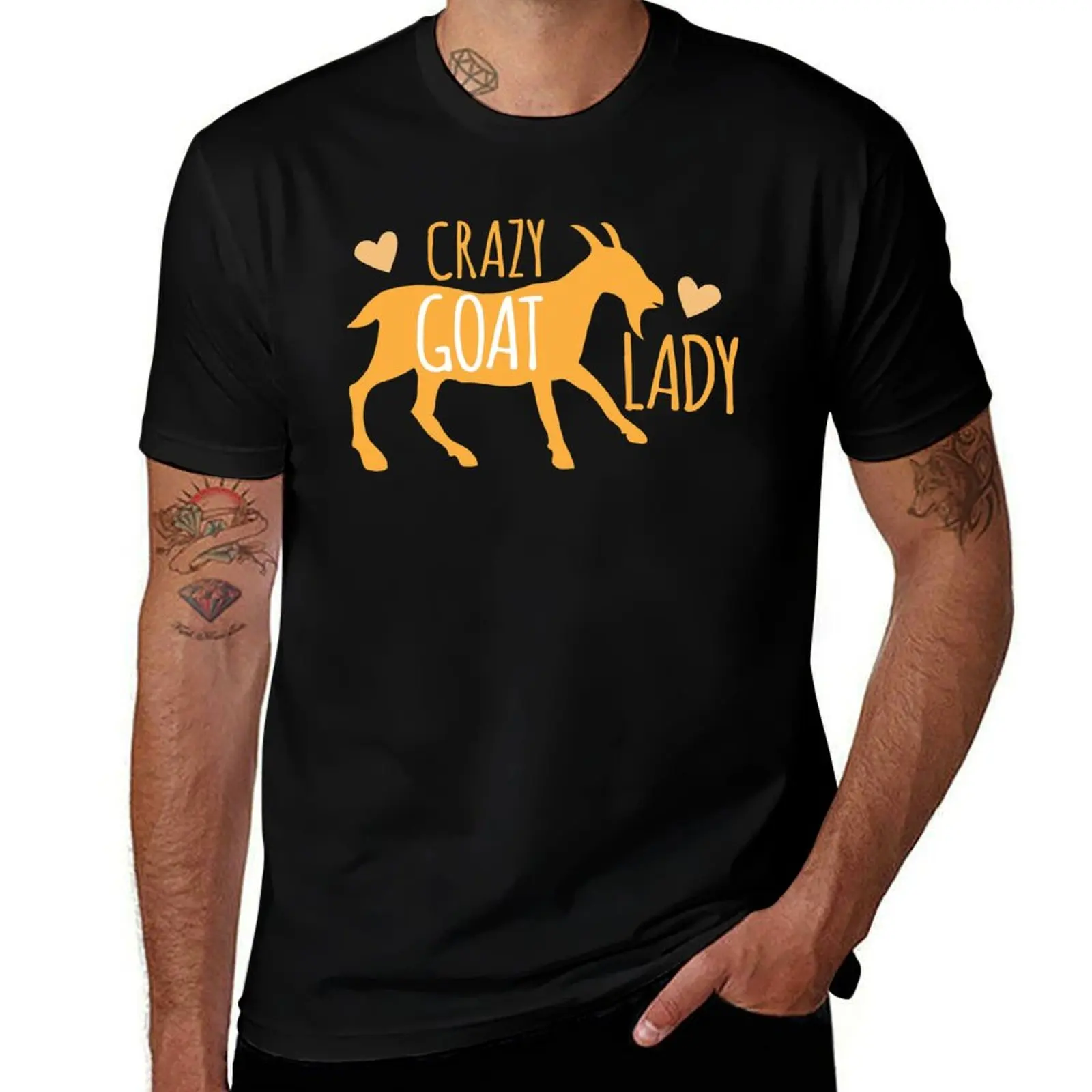 Crazy GOAT lady T-Shirt Breathable Workout Short Sleeve Top