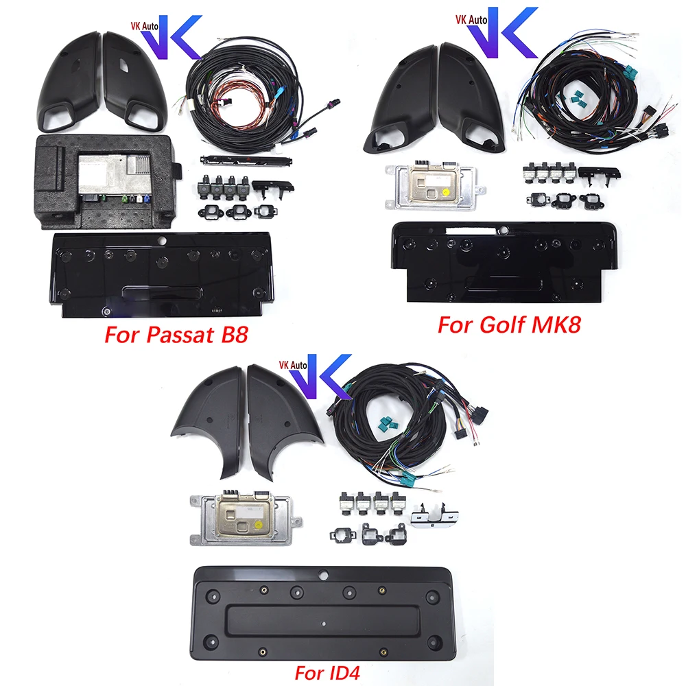 For Golf MK8 Passat B8 ID4 360 panoramic camera kit module harness 5WD980546 5WD 980 546