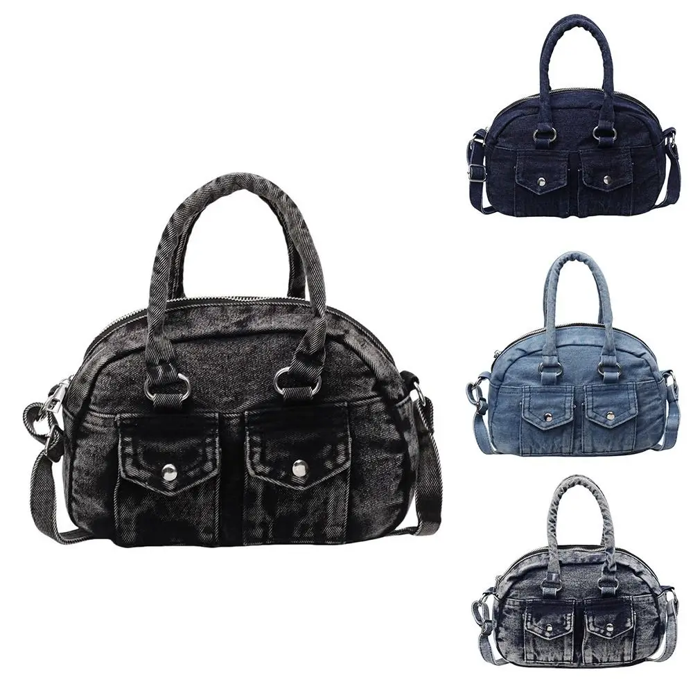 

Trend Handbag Retro Denim Bag Underarm Bag Y2K Spicy Girl Shoulder Bag Armpit Bag Crossbody Bag Washed Jean Bag Streetwear