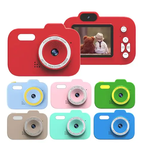 Y8 Kids Camera Digital Take Photo Electronic Toys 2 Inch Rechargeable Mini Digital Cute Camera for Children Toys Kids Cameras