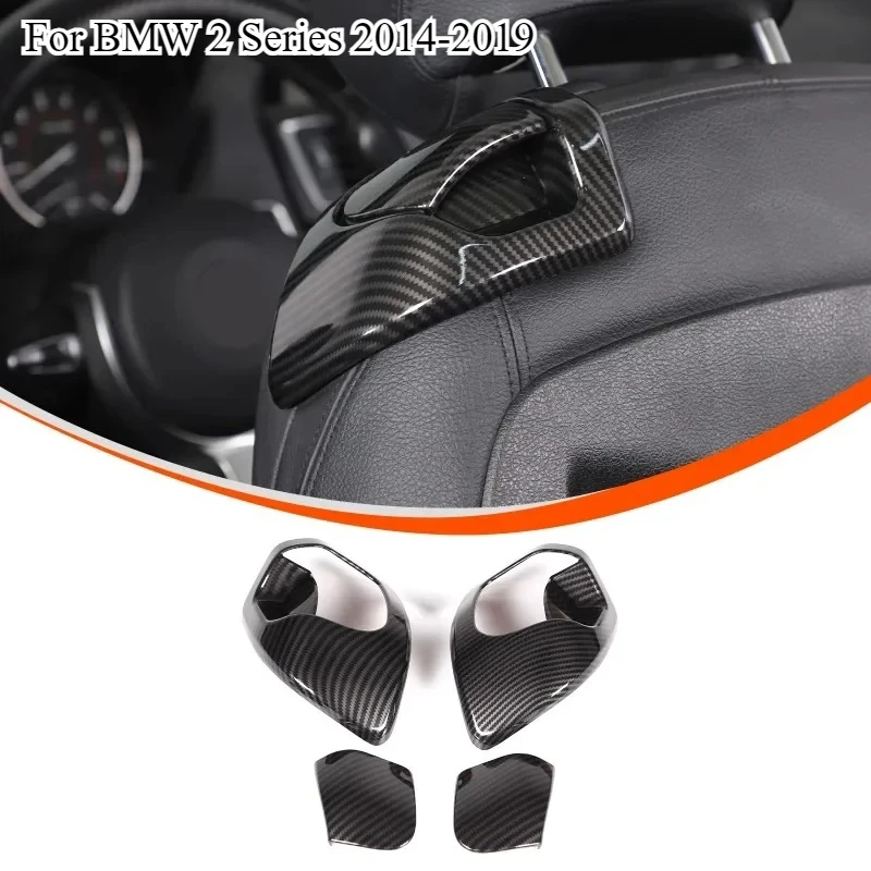

ABS Carbon For BMW 2 Series 2 Door F22 F23 Coupe Convertible 2014-2019 Car Front Seat Flip Switch Cover Seat Flip Button Trim