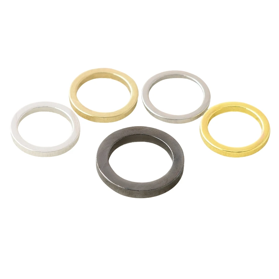 

BoYuTe (100 шт./лот) 6-8-10 мм латунная закрытая петля бусина ручной работы DIY ювелирные аксессуары соединительные кольца