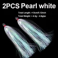 2PCS  Pearl White