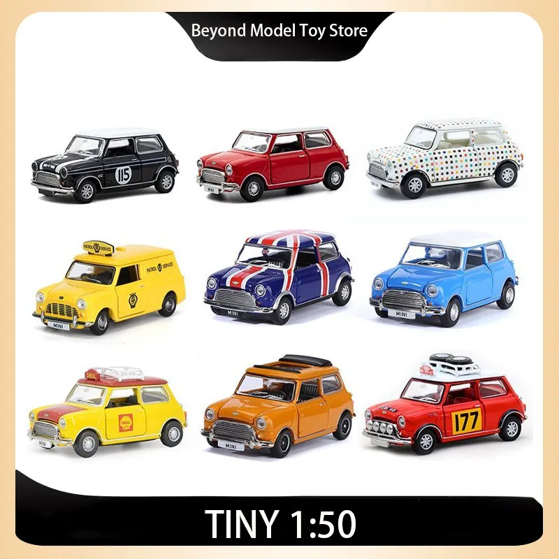 

TINY 1:50 Mini Cooper, модель автомобиля из сплава, мини-Guba Shell, модель для гонок по бездорожью, коллекция игрушек