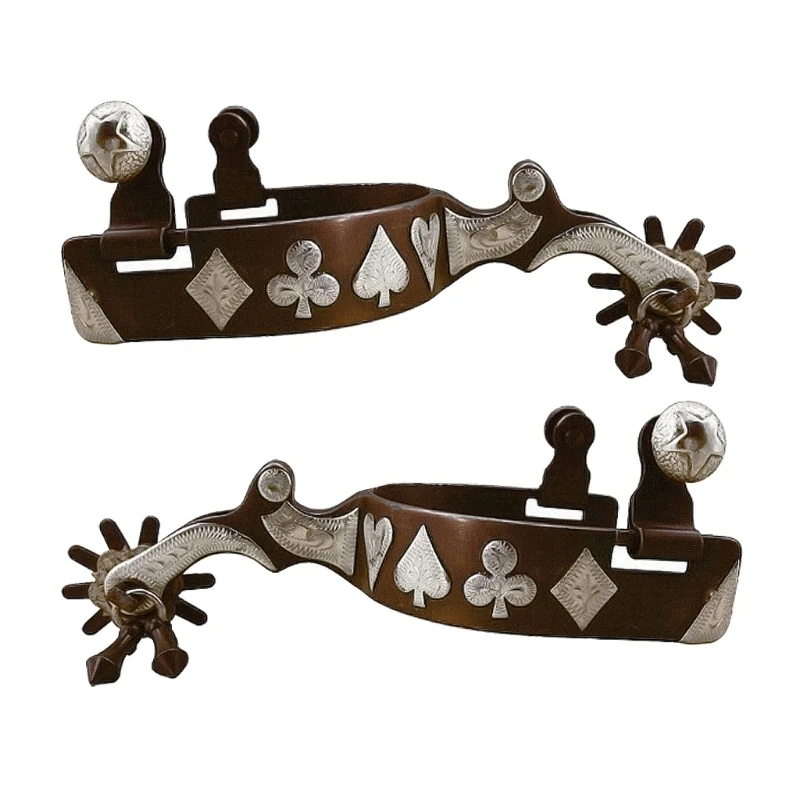 retros-equestrians-spurs-bronze-metalwork-western-riders-decorative-spurs
