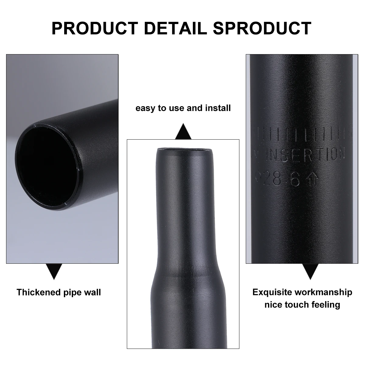 

Thickened Aluminium Alloy Durable Seat Post For Road Bikes Easy Installation Lightweight Comfortable High