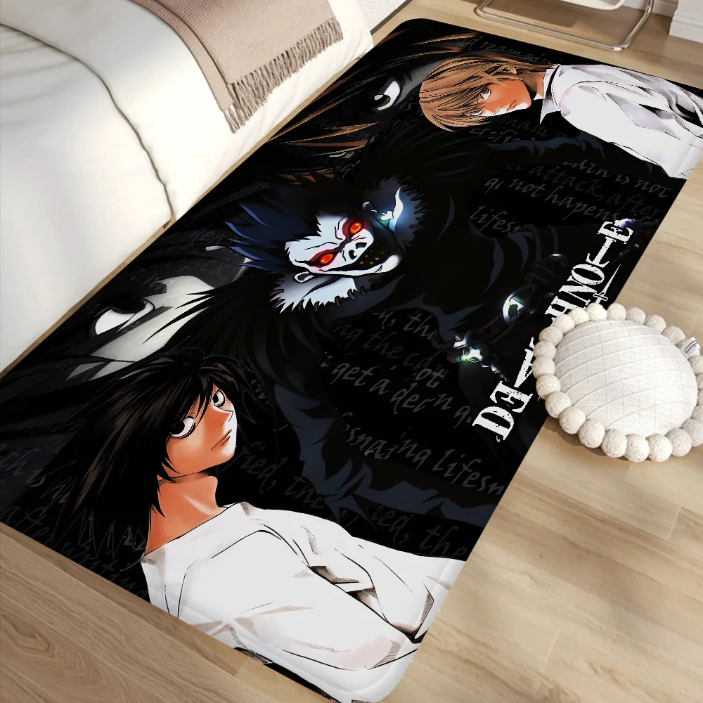 Anime Manga Death Note Bathroom Mat Kids Room Bedroom Decoration Balcony Anti-Slip Doormat Living Room Welcome Rug