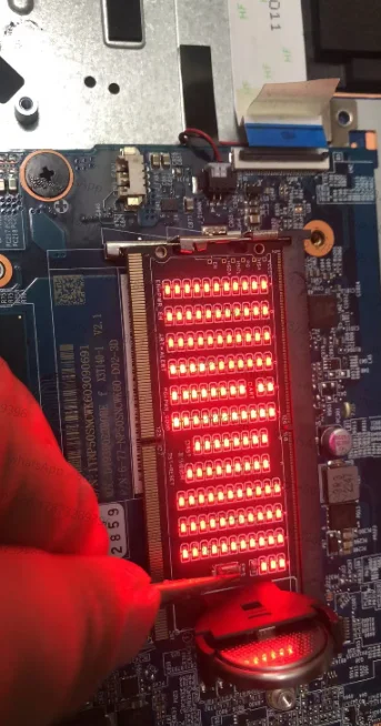 DDR5 Memory Light Detection Card Tester, Memory Slot Detection, Notebook Repair and Testing Tool