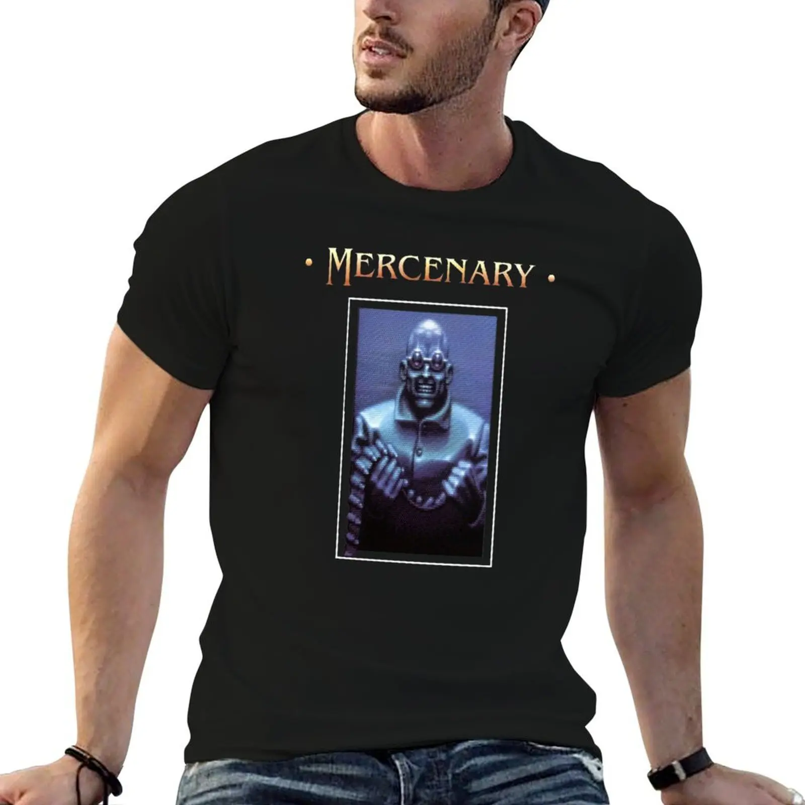 Chaos Engine Mercenary T-Shirt t shirts designer cotton t shirts man 100% t shirt personalised T-shirt