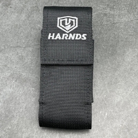 HARNDS AK4011 Ballistic Nylon Sheath Belt Clip Multi Tool Holster with Elastic Side Panels Knife Pouch  Hook And Loop Closing