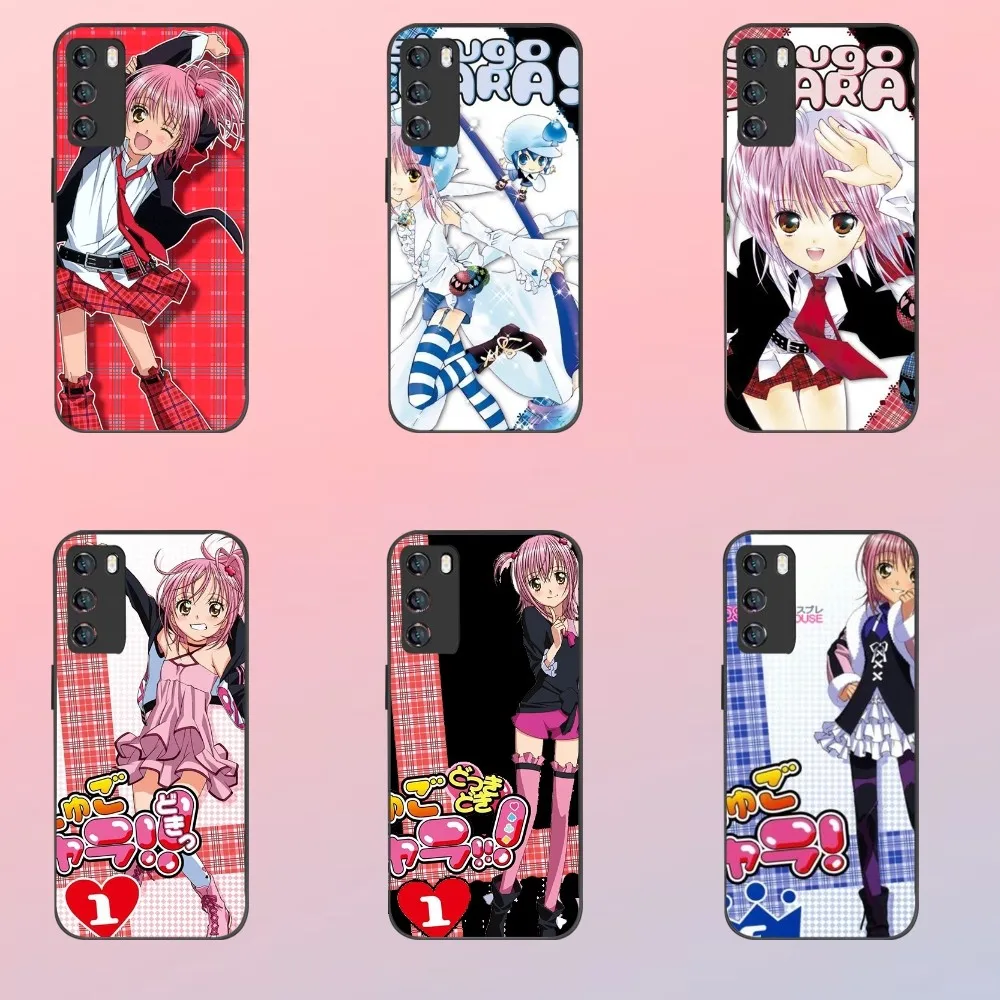 Shugo Chara Phone Case For Samsung Galaxy A52 A12 A51 S21 Edge S22ULTRA S23 S20LITE Plus Ultra Black Cover