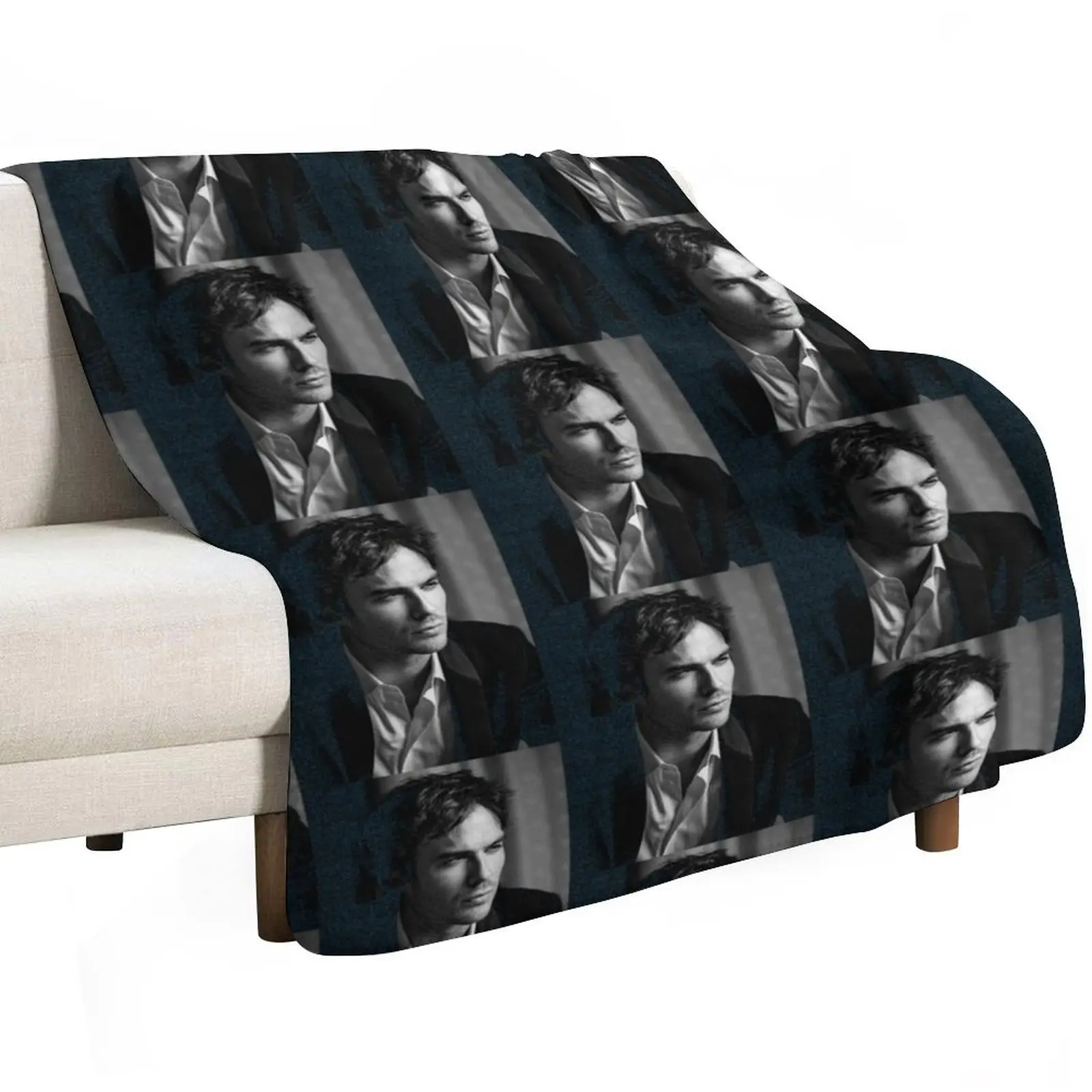 ian somerhalder Throw Blanket Luxury Throw warm winter Bed covers Luxury Brand blankets and throws Soft Blankets