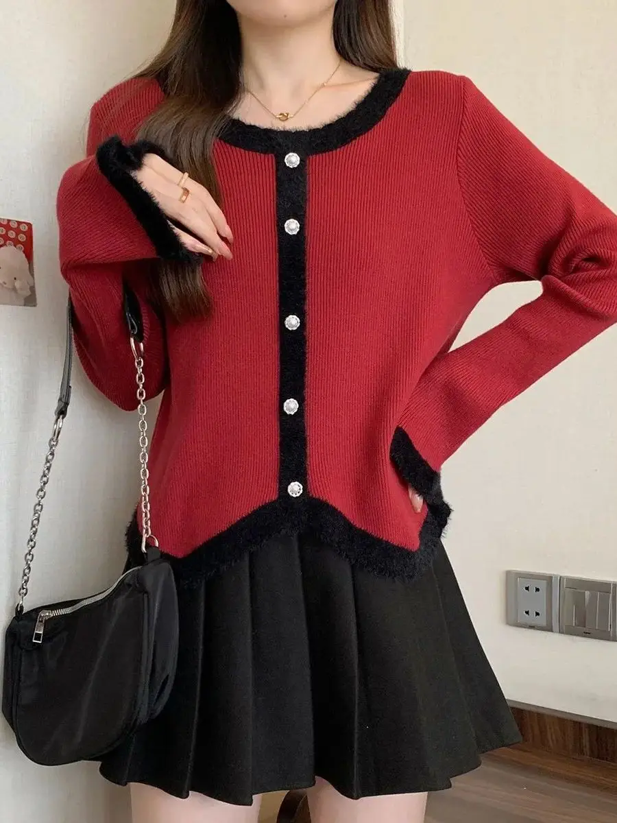 Autumn Winter Large Size Women's Crew Ne Long Sve Sweat Cleanfit Sle Loose Fit Inner Wear Ultra Thin Material