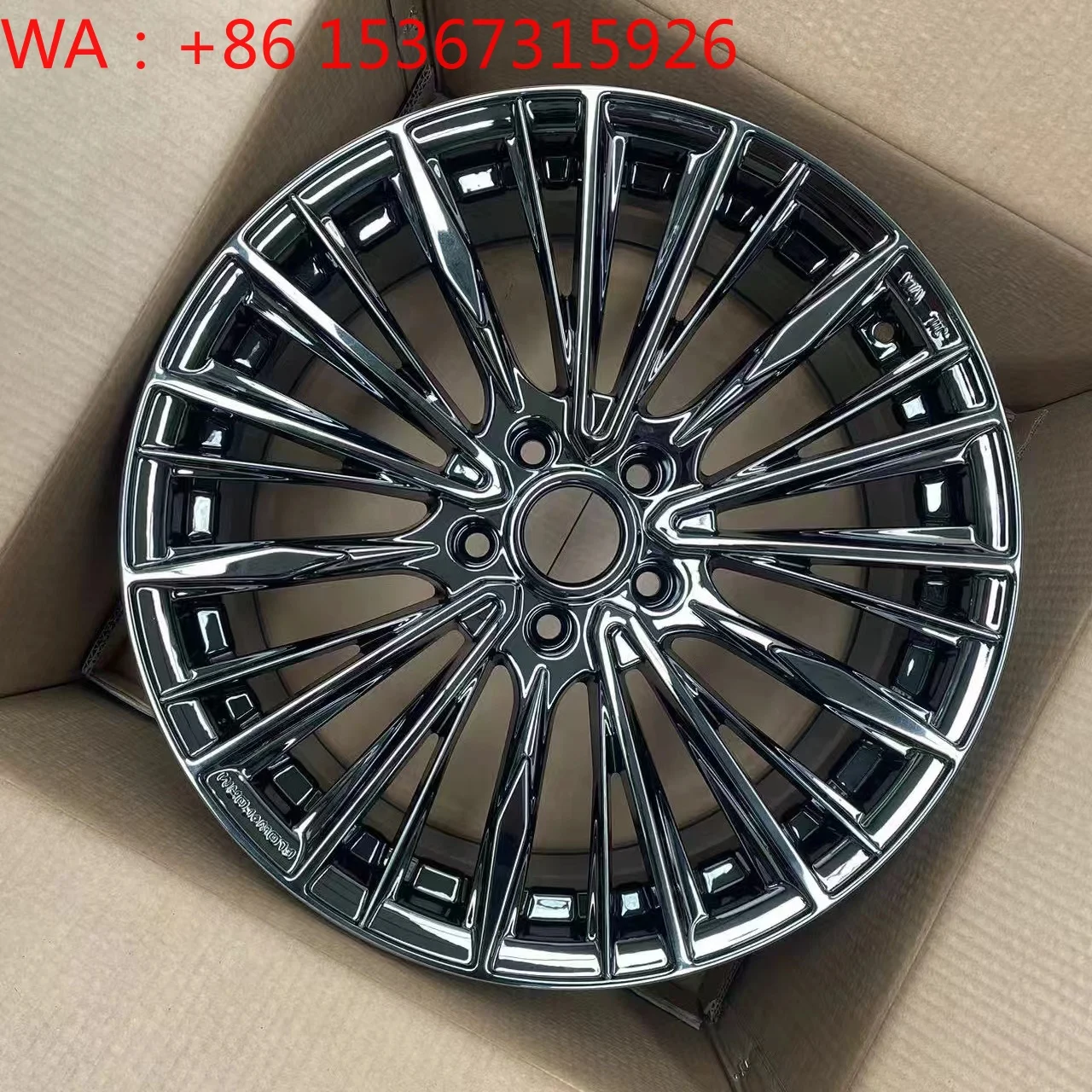 

17-20 Inch Black Chrome Flow Form Aluminum Alloy Passenger Car Wheels 5x114.3 Stylish Modified Rims
