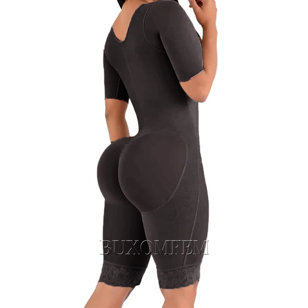 Seamless Shaped Up Tummy Control Shapewear with Bra BBL Bodysuits Invisible Front Breasted Modeling Fajas for Oversized Ladies