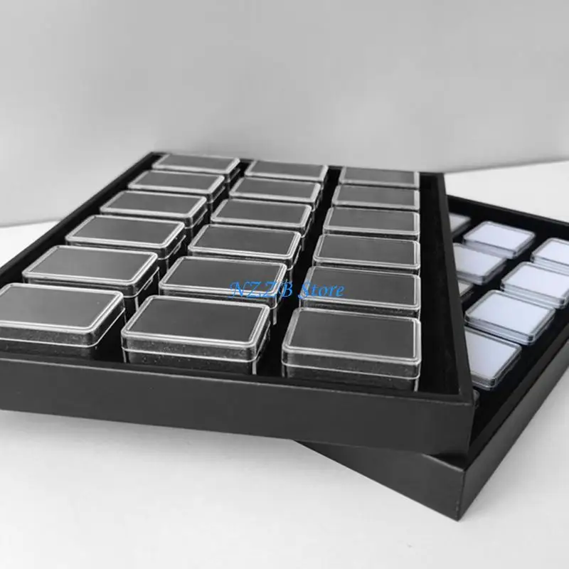

T21F Plastic Gemstones Storage Boxes for Crystal and Small Crafts Rhinestones Case Loose Diamonds Display Container for Her