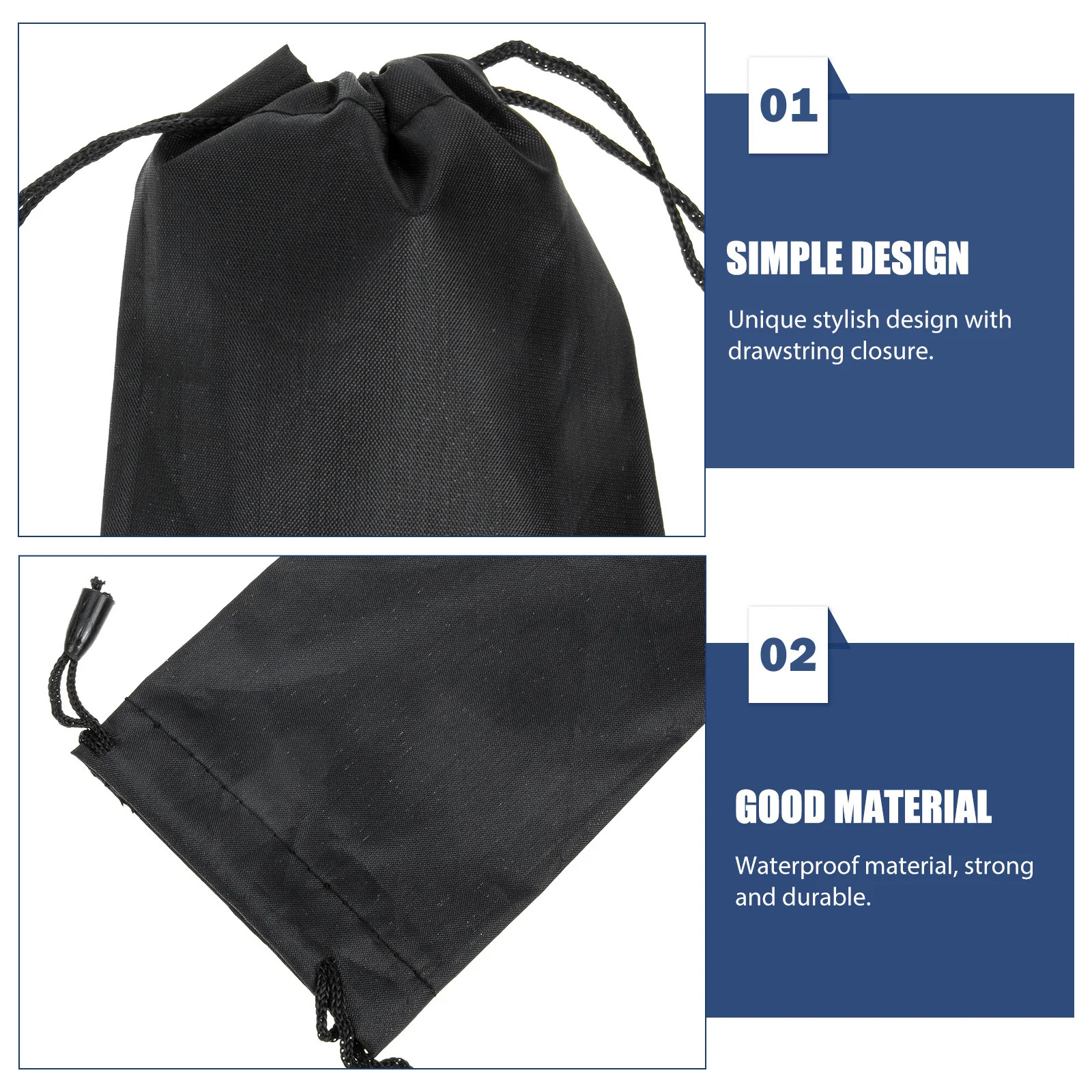 

10Pcs Waterproof Sunglasses Bags Portable Glasses Organizer Pouch Eyeglasses Storage Travel Protective Drawstring Holder