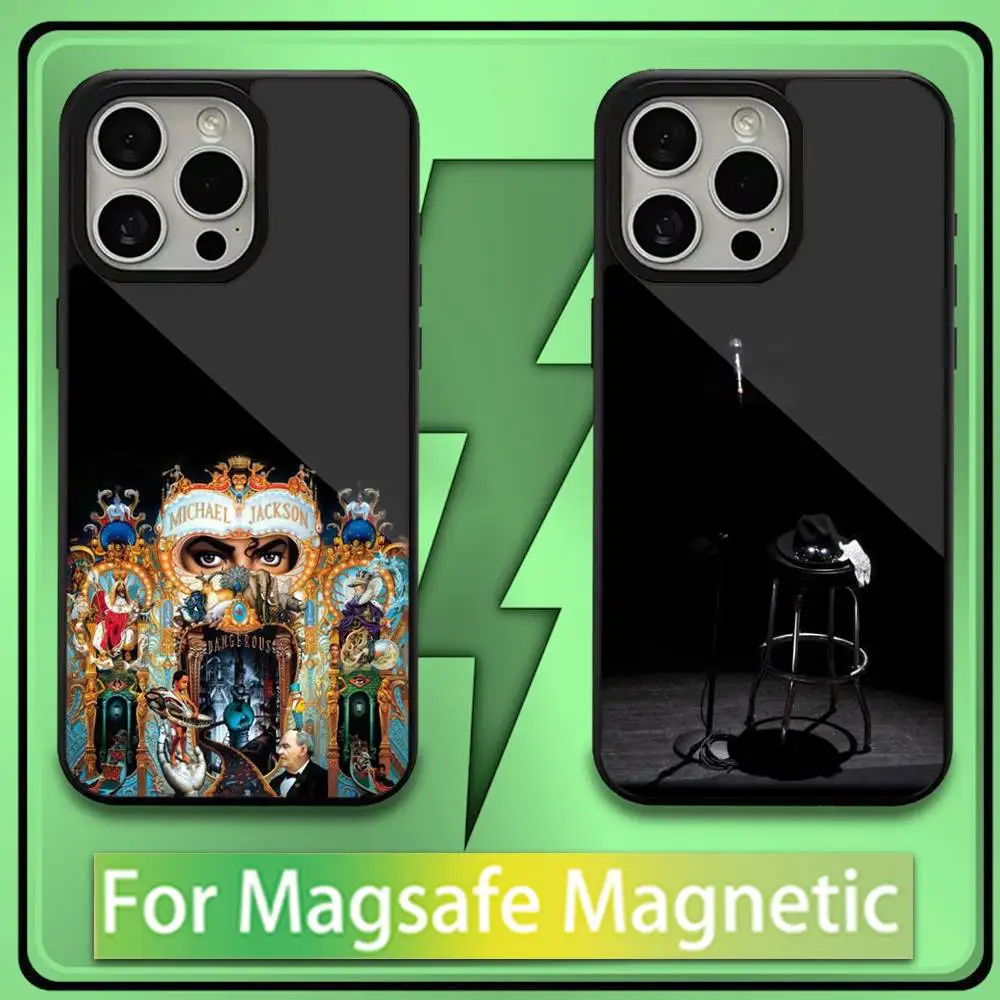 

Singer M-Michael J-Jackson Phone Case For iPhone 16,15,14,13,12,11,Plus,Pro,Max,Mini Soft Magesafe Magnetic Wireless Charge
