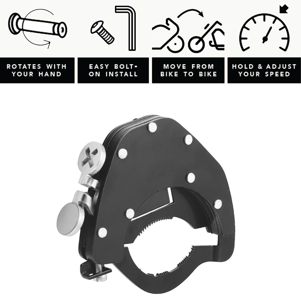 편안하고 제어 가능한 주행을 위한 설치가 간편한 오토바이 스로틀 잠금 장치 오토바이 스로틀 향상된 그립 탑