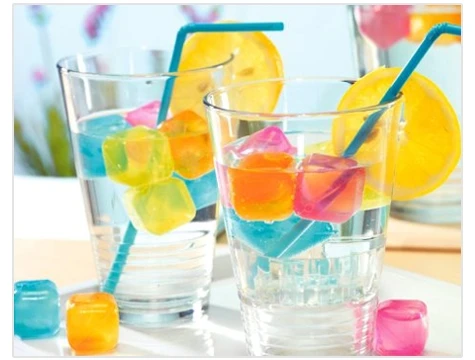 Refreshing and Colorful Ice Cubes 10 Pcs