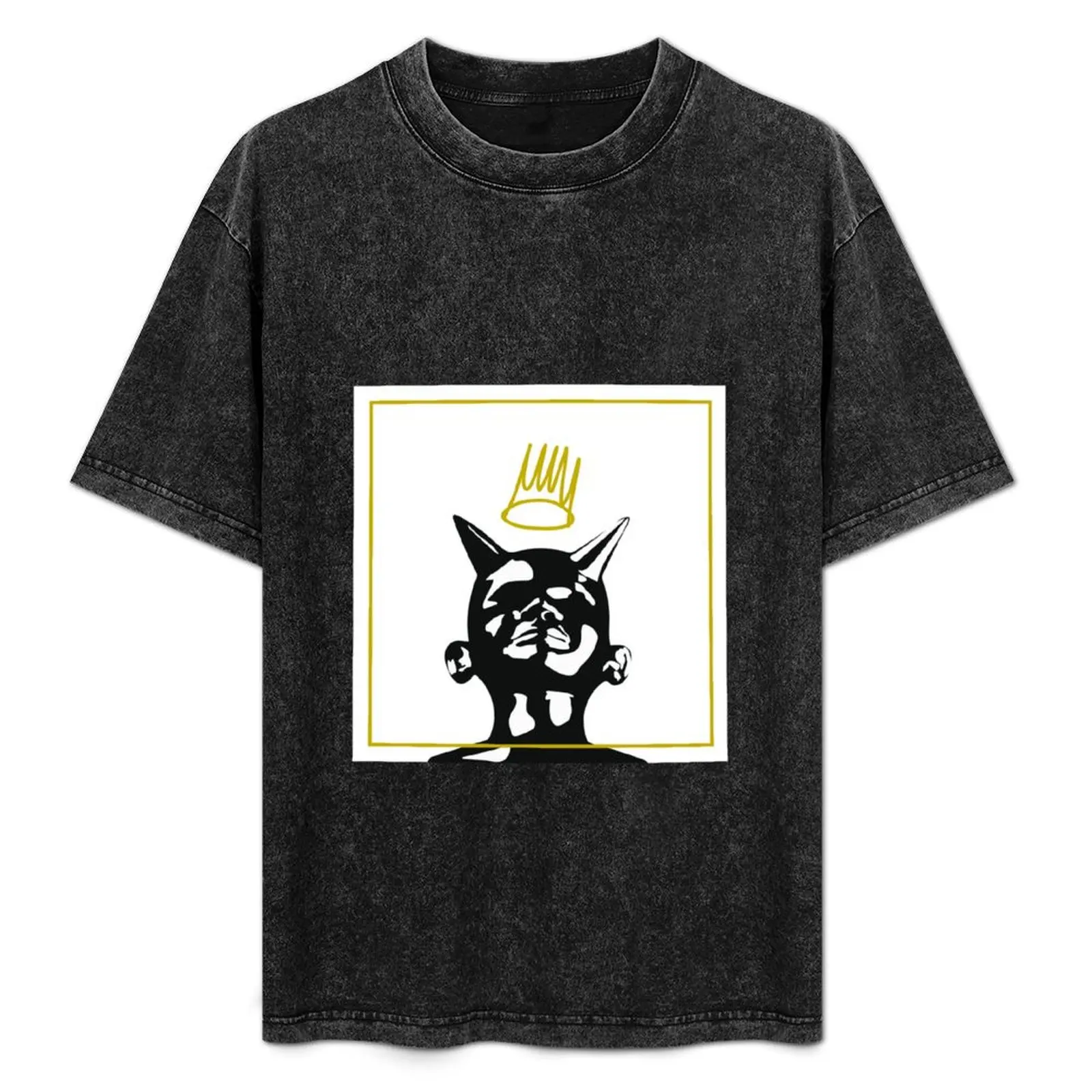 

born sinner minimal album cover T-Shirt anime clothes rapper graphic tees men t shirts high quality