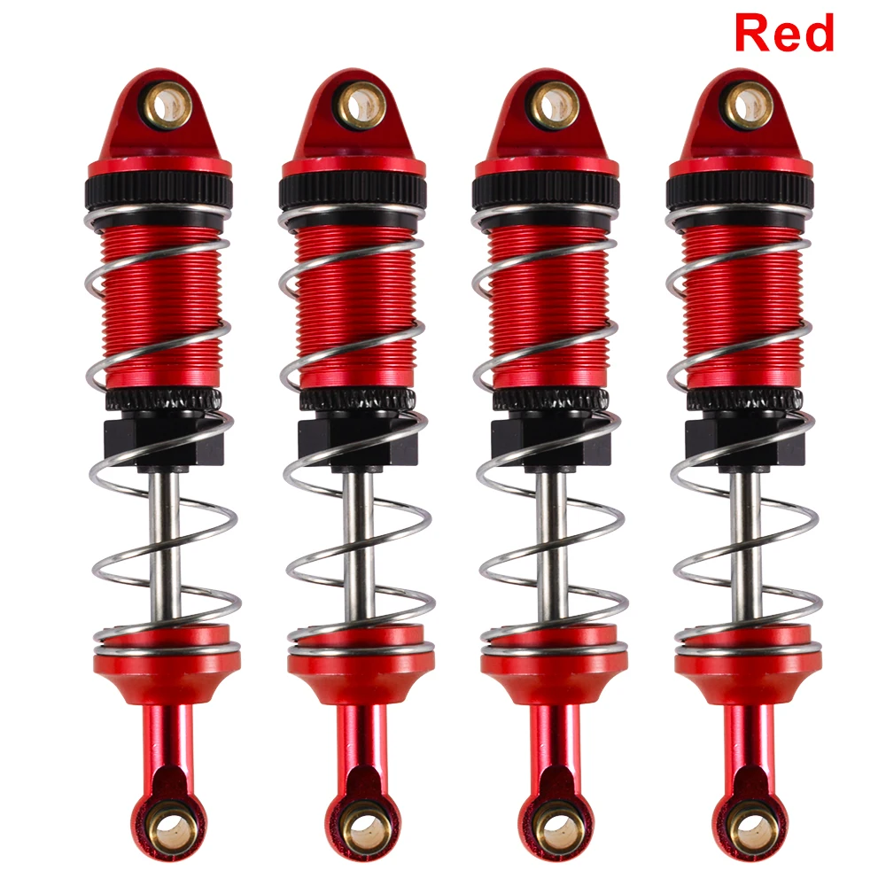 9IMOD 4PCS Shock Absorber 74mm Metal Hydraulic for 1/12 MN128 MN86 G500 RC Car Upgrade Parts