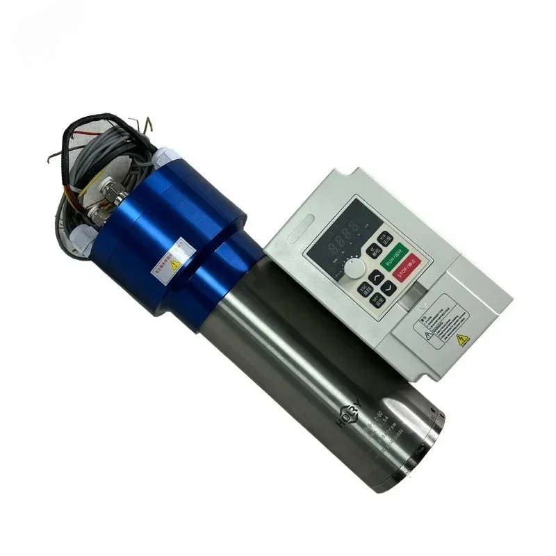 HOLRY Water Cooled 2.2kw 80mm Atc 24000 30000 Rpm Iso20 Water Cooling Spindle Motor With Mount Bracket Holder For Cnc Machine