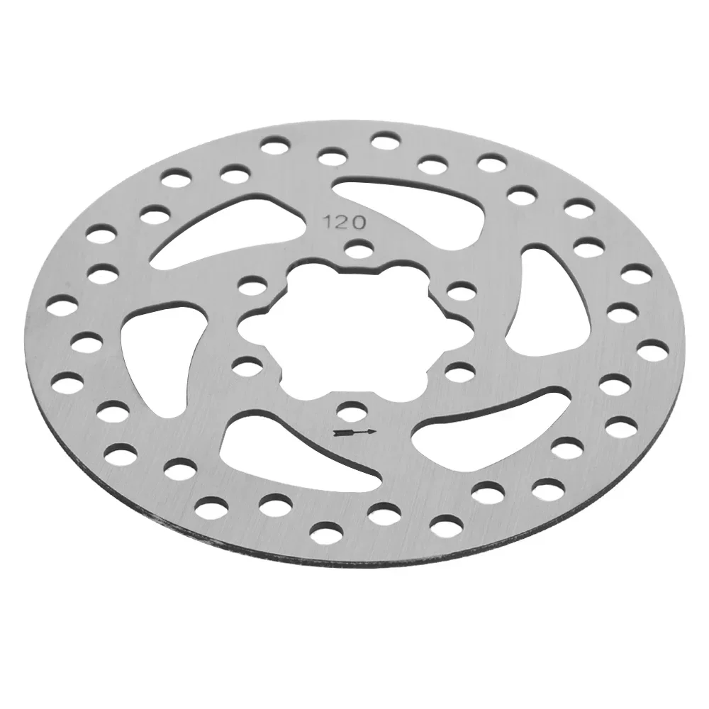 120 mm Bremsscheibe für Ninebot MAX G3/ZT3/ZT3 Pro Elektroroller, verschleißfest, 6 Löcher, Bremsscheibe, Edelstahlteil – Detail 8