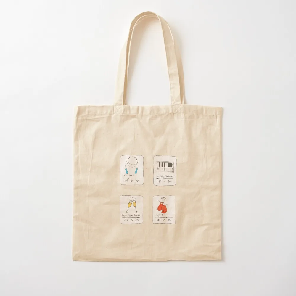 Blaine Anderson Song Pack Tote Bag tote bag screen hand bags tote bag custom
