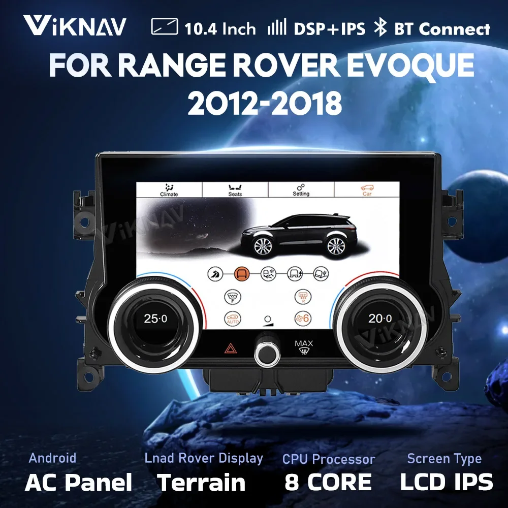 Klimaanlage Panel 3D Touch Screen Für Range Rover Evoque L551 L538 2012-2018 AC Klima Control