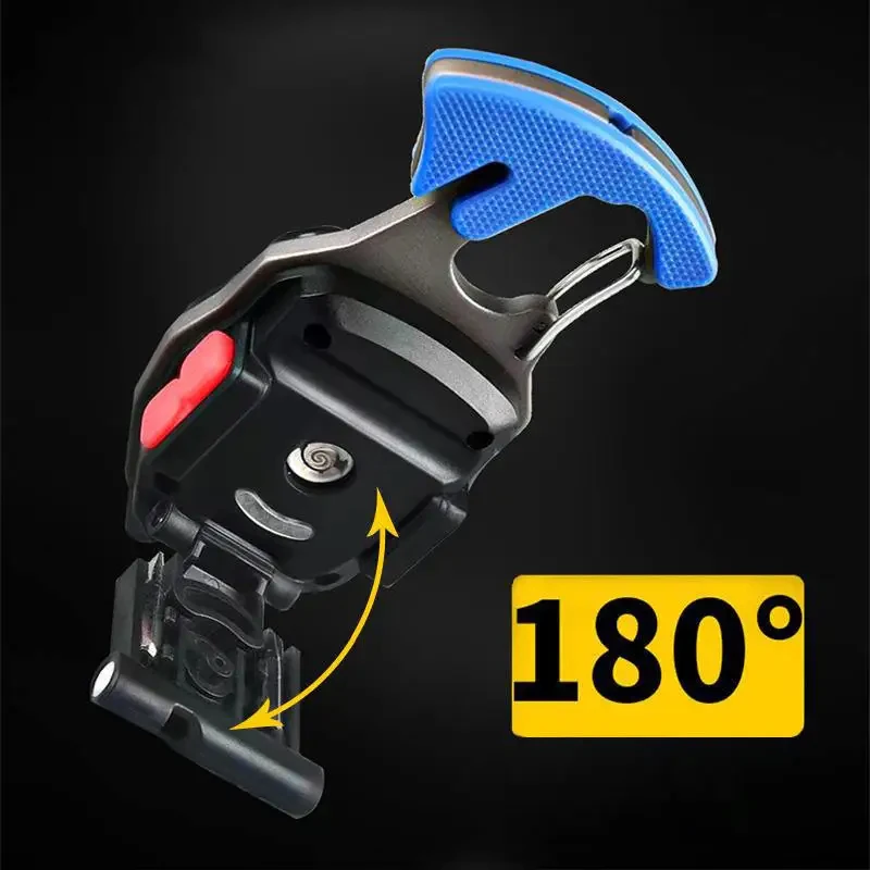 Mini llavero LED multifunción TOBY'S recargable superbrillante linterna táctica LED encendedor