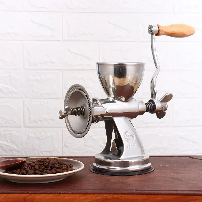 Coffee Bean Manual Grinder Stainless Steel Crusher Home Brewing Tool for Grain Nut Peanut Soybean Maize Crusher