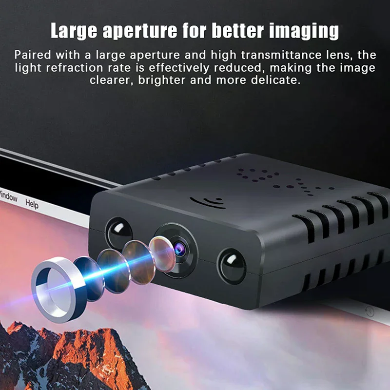 1080P HD Mini Wifi Camera XD Wire Camera Smart Home Security Indoor Anti-theft IP Camera Video Voice APP Real-time Cam