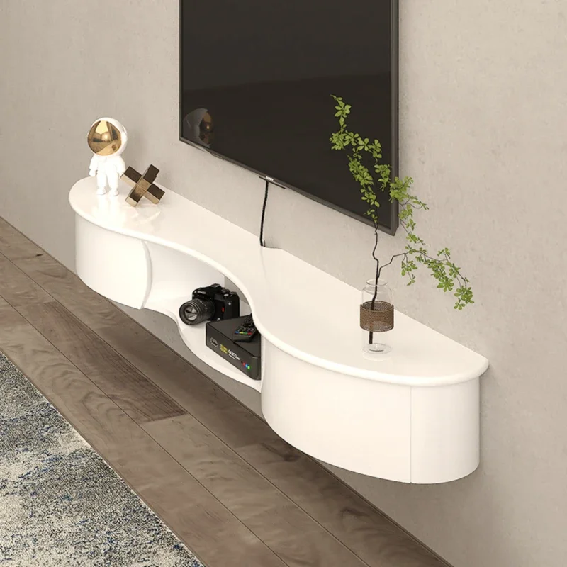 

Floor Luxury Tv Cabinet Wall Ornaments Living Room Modern European Tv Stands White Minimalistic Fernseher Schrank Home Supplies