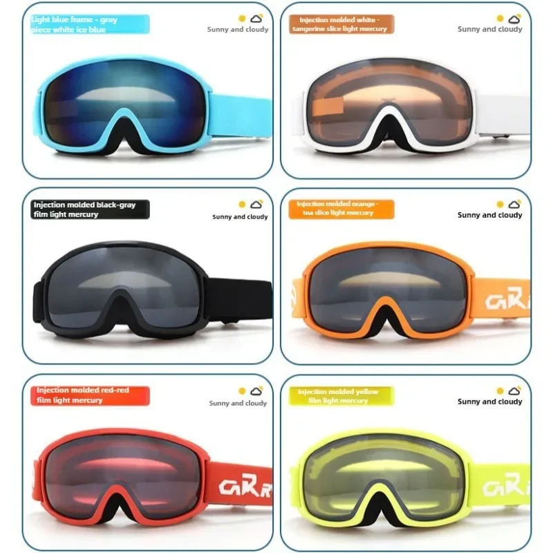 Лыжные очки для велоспорта, мотоцикла, ветрозащитные очки, противотуманные очки для сноуборда, зимние очки для спорта на открытом воздухе, лыжные очки