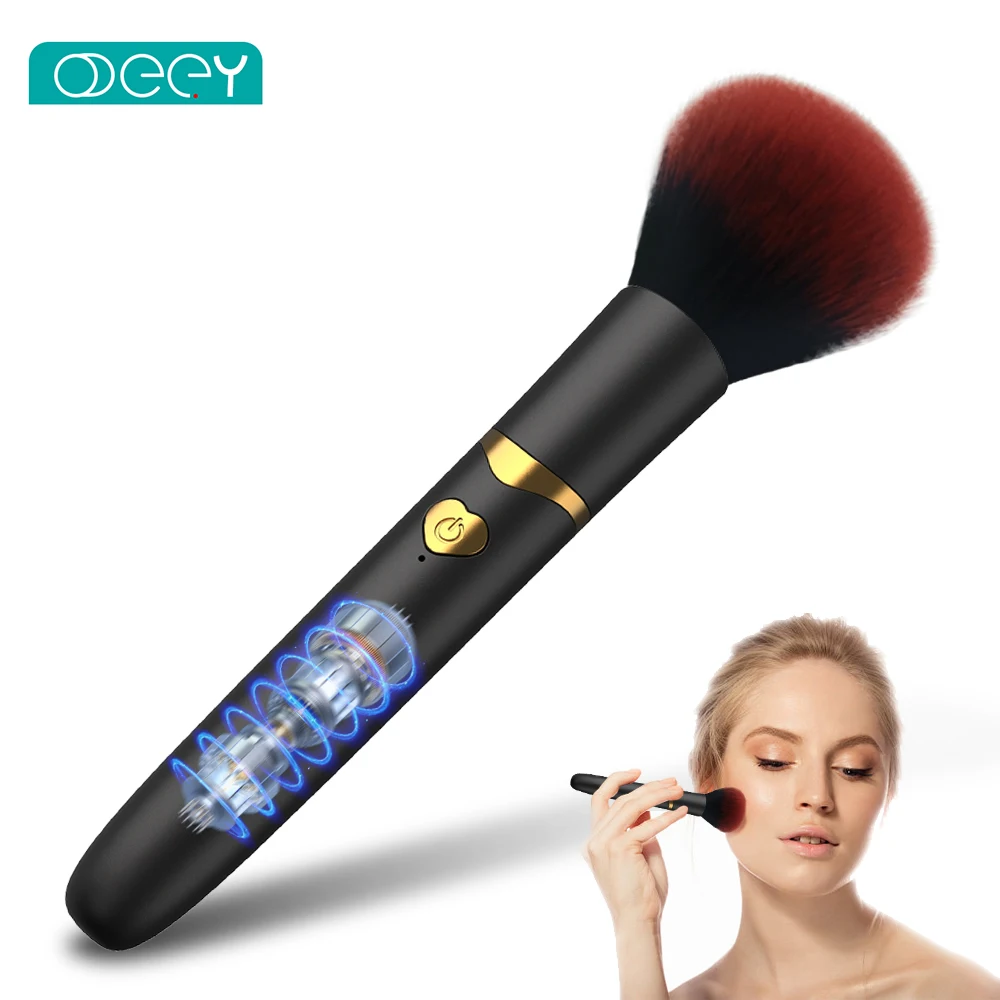 1 PC Electric Makeup Brush With Foundation Concealer Loose Powder Multi-Function Soft Fluffy Waterproof Detail Makeup Tools