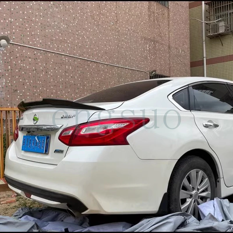 

Автомобильный задний спойлер для Nissan Teana Altima 2016-2018, карбоновое волокно, крыло на багажник, стиль PSM