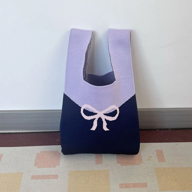 

Women's Handbag Fashionable Hand-woven Mini Handbag Korean-style Casual Handbag Reusable Shopping Bag