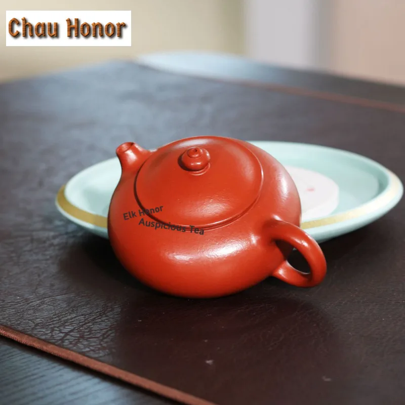 

100 мл высококачественные чайники из фиолетовой глины Исин, горшок ручной работы с холодной рекой, чайник из сырой руды, грязевой чайник Чжу с ситечком Zisha, чайный набор, чайная церемония