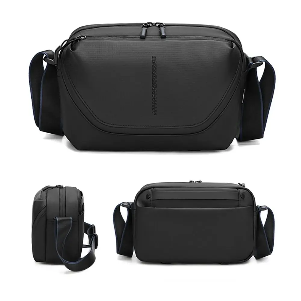 Adjustable Strap Crossbody Camera Bag Multiple Layers Large Capacity Shoulder Camera Storage Bag Shockproof Water-Resistant