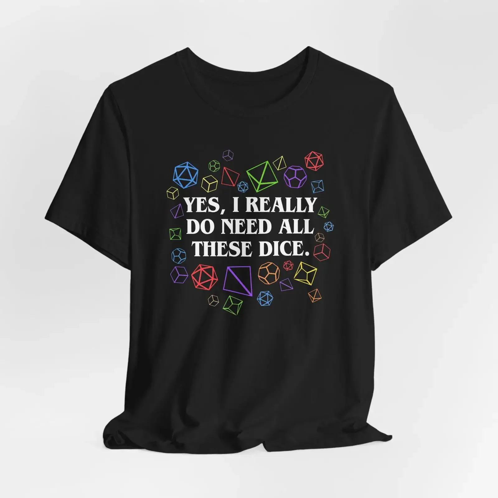 Dice Lover T Shirt Funny Tabletop RPG Polyhedral Board Game Gamer Nerd vintage Washed Stylish fashion designer clothes