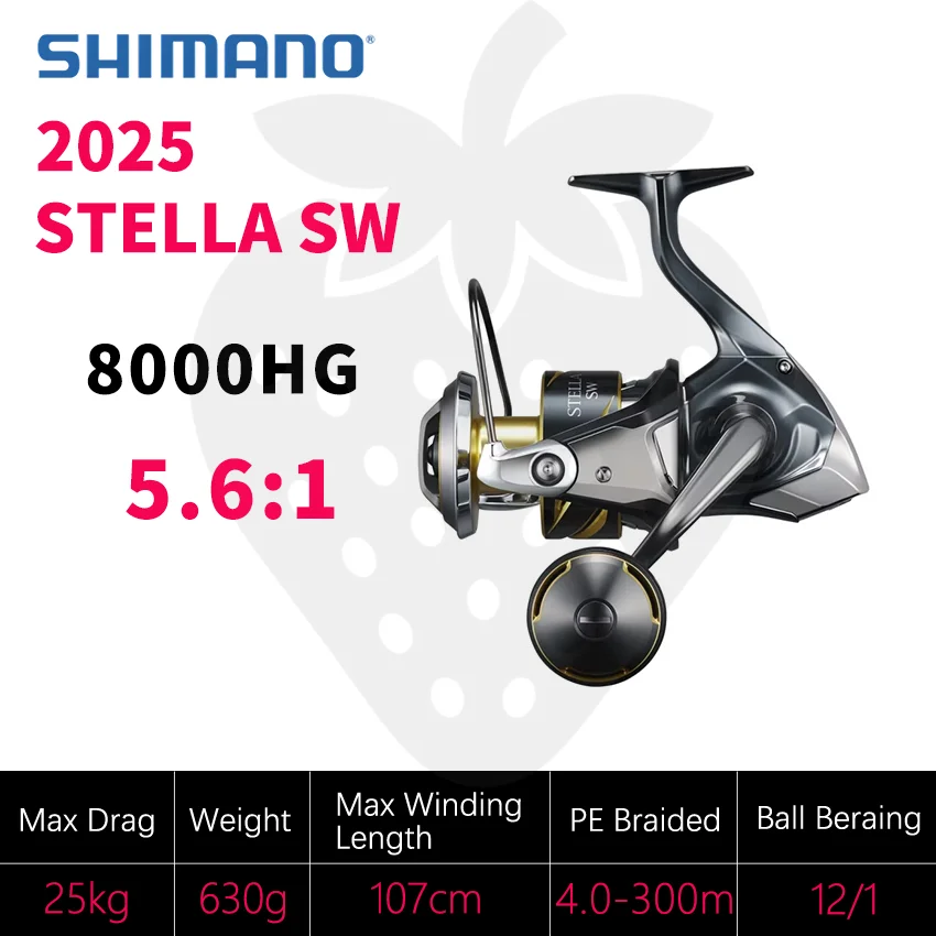 SHIMANO 2025 STELLA SW Fishing Reel Spinning Reel 8000-14000 Max