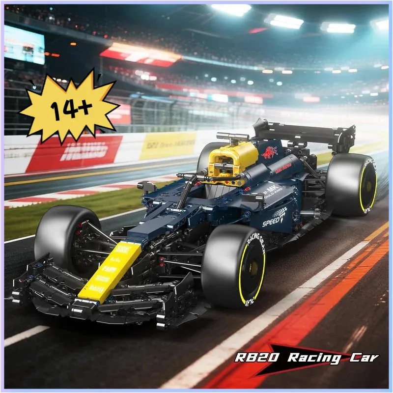 モールドキング 13207 テクニカル R820 レーシングカー 組み立てブロックセット 組立式レーシングカー コレクション おもちゃ ギフト