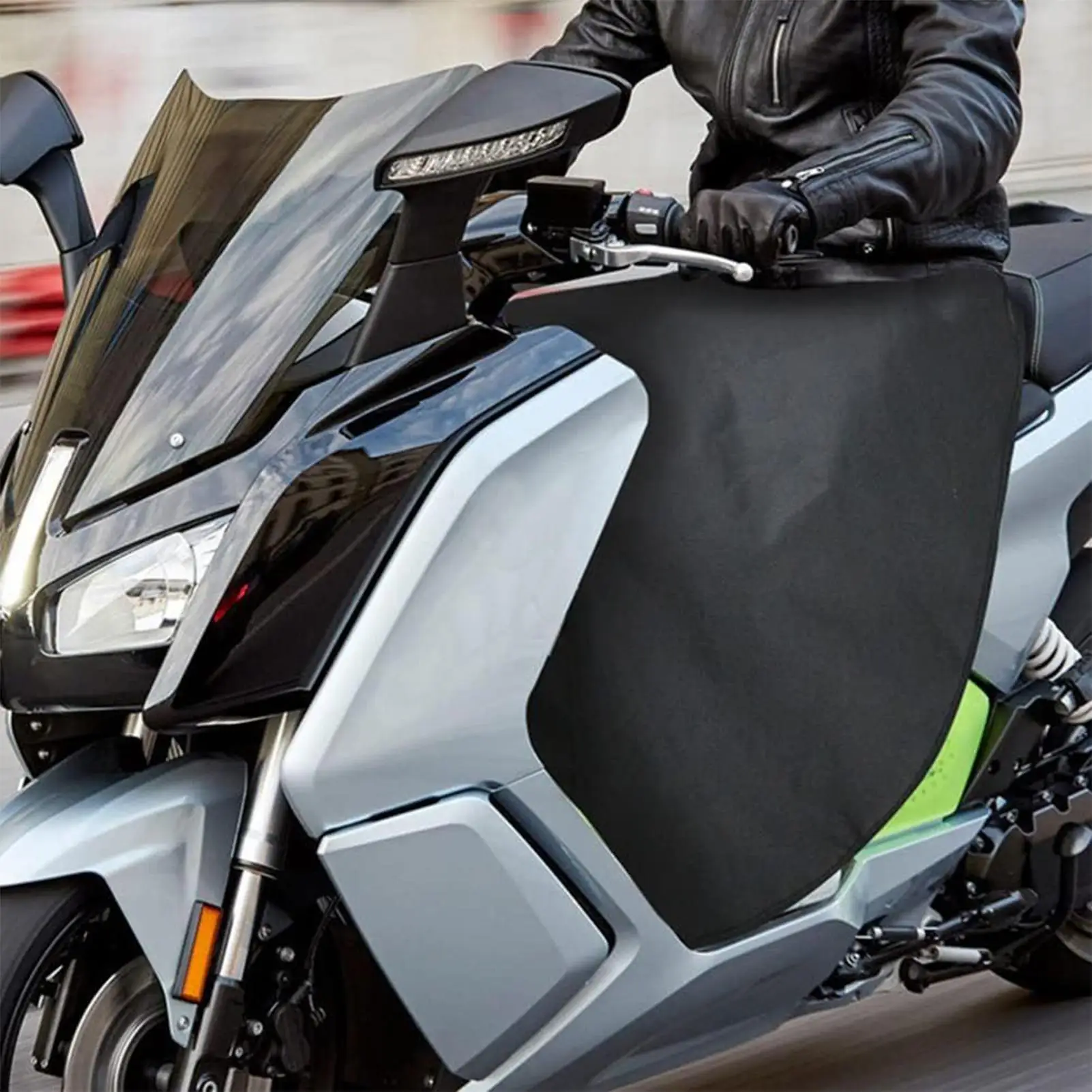 دراجة نارية حماية الساق الركبة الدافئة الدراجات بطانية الدراجات الركبة بطانة حرارية للسكوتر التنقل رحلة الطريق دراجة نارية