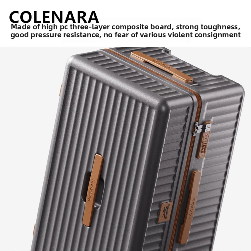 COLENARA Handheld Travel Suitcase 20 Inch Boarding Box Large Capacity Trolley Case 24