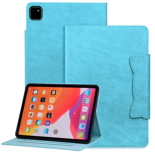 Imagen 2 del producto Funda para tableta con soporte y hebilla con ranura para tarjetas para iPad 2024 2025, 10,2, 10,9, 11, 12,9, 13 pulgadas, Pro Air 4, 5, 6, 7, 8, 9, decima generación